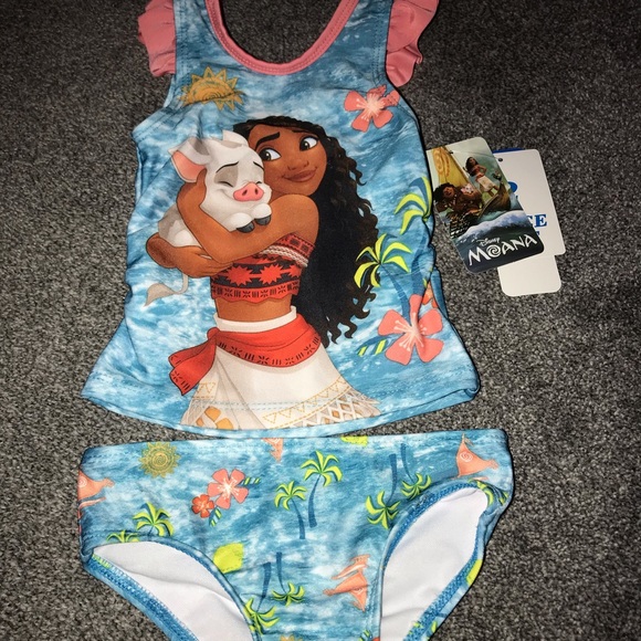 moana 2 piece bathing suit